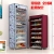 Fully enclosed, zipper, dustproof, thick steel tube shoe rack, simple Oxford cloth cover, multi-layer storage cabinet