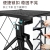 Foldable shelf free of installation floor multi-layer mobile oven with wheel storage shelf