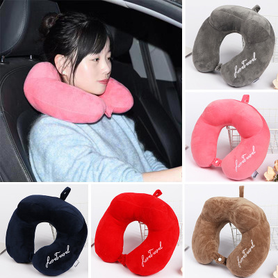 New Creative U-Shaped Pillow Memory Foam U-Shaped Traveling Pillow Driving Neck Protection Pillow Company Activity Wholesale Gift