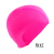 Fashion Swimming Cap Adult Boys and Girls Universal Waterproof Ear Protection Nylon Solid Color Floral Cloth Swimming Cap Long Hair Suitable