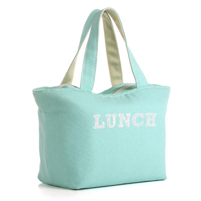 Key words: Canvas construction bag, lunch bag. Ice-wrapped cotton bag lunch box enclosure bag