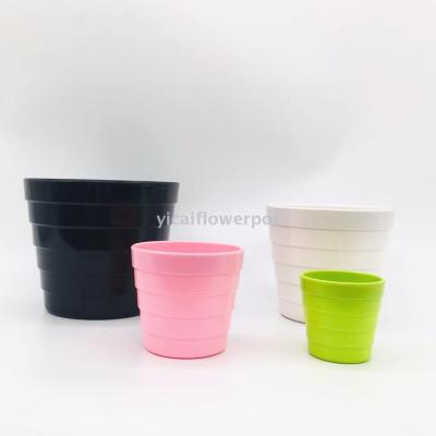 Y19 laminated amine flowerpot plastic flowerpot