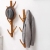 Real wood wall hanging clothes and hat rack wall hanging clothes hanger bedroom hook clothes storage arrangement shelf