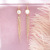 Trendy Pearl Earrings Long Tassel Super Fairy Earrings Elegant Fashion Simple Stud Earrings Ear Rings
