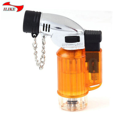 Perspective miniature wind - proof direct fire gun lighter set the fire gun light mogwort welding gun 689