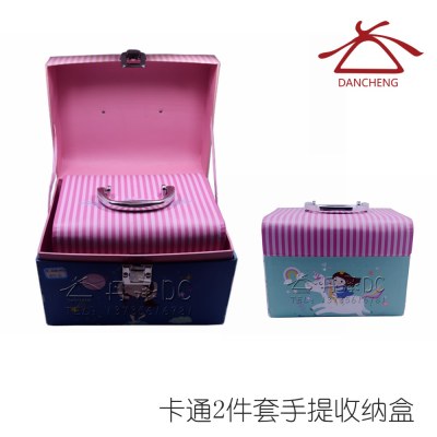 New cartoon storage box children's stationery toys storage finishing portable gift box wholesale customization