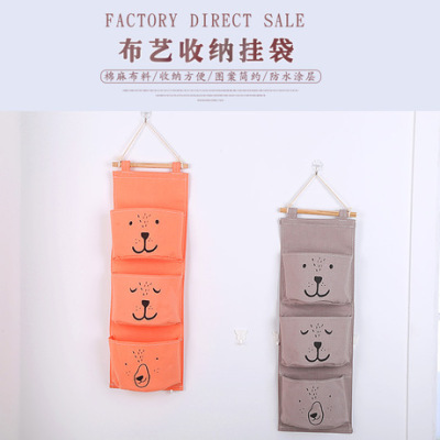 They were both Manufacturers direct cotton and linen in their directions. Hanging bags art hanging bags household bags baghanging bag wholesale