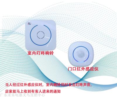 Soft wireless remote doorbell/plug-in remote doorbell