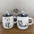 Animated panda super cute kids mug with lid scoop family ceramic mug coffee mug