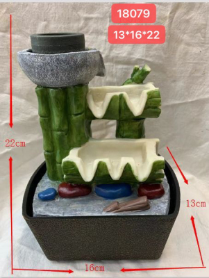 Resin fountain water crafts