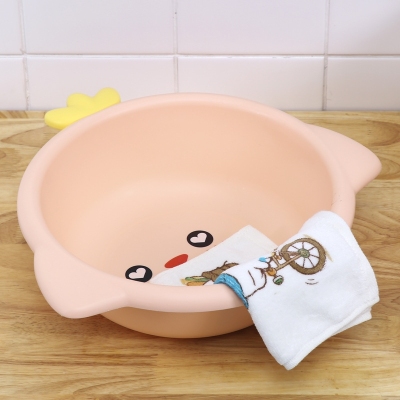 W16-2275 Washbasin Baby Plastic Small Washbasin Children Cartoon Cute Household Basin Newborn Baby Supplies