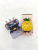 Berfini foreign trade hot selling small fresh fruit three plus two jaw clip hairpin ponytail clip bath clip