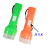 Manufacturers direct exquisite transparent plastic flashlight box key chain toy lights