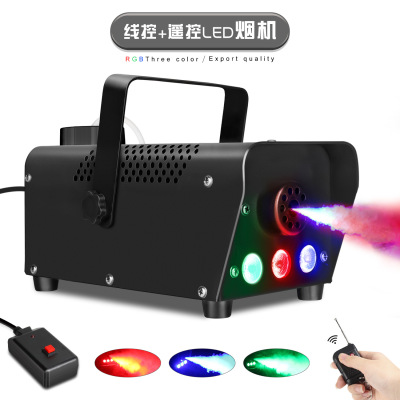 Factory direct sales LED400W smoke machine mini remote control smoke machine wedding bar stage decoration equipment