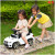Children's multi-purpose scooter can sit on the four-wheeled baby walking scooter 1-3 years old music toys twist car