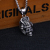 Hip hop stereo skull octopus men titanium steel pendant accessories move stainless steel sweater chain jewelry