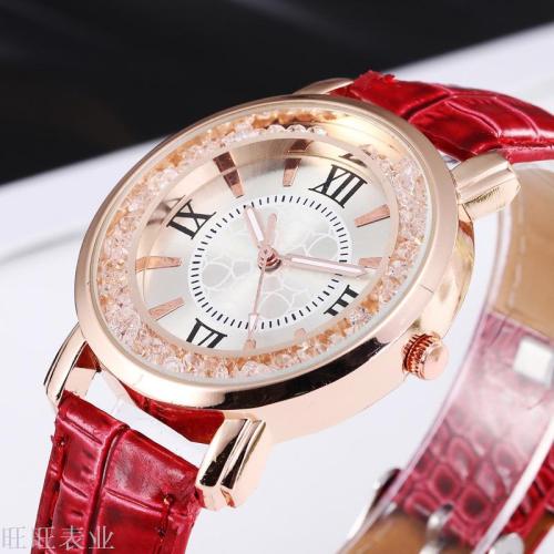 cross-border new watch wish hot selling simple casual rhinestone creative gift colorful watch quartz watch