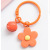 Korean ins girls hyuna wind shake sound with a flower bell key ring pendant web celebrity bag pendant