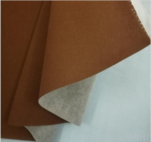 Supply Non-Woven Bottom Flocking Cloth Brown Short Plush Jewelry Packing Box Flannel Wine Box Material Ornament Material