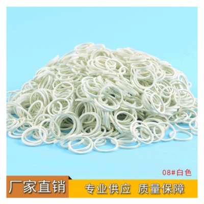No oil, high temperature resistance 08# white rubber Rubber band wholesale rubber ring rubber Band professional production supply