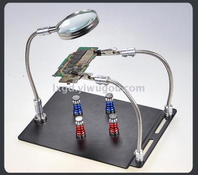 TE-804 Magnetic Circuit Board Clip PCB Clip Magnifying Glass Repair Fixture Electronic Tool Mainboard Repair Fixture