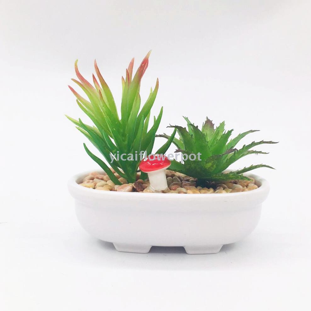 塑料花盆Y53迷你小椭圆 密胺花盆  塑料花盆  仿瓷花盆