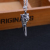 Two titanium steel male necklace personality domineering street hip-hop trend pendant accessories