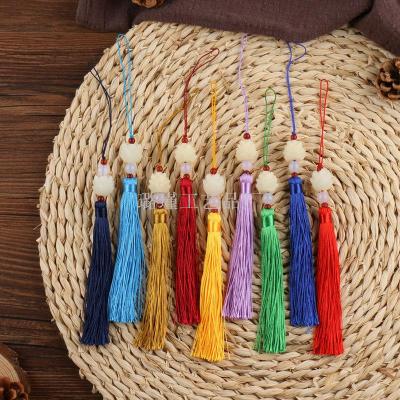 Factory Direct Sales New Lotus Ear Chinese Knot Pendant Clothing Tassel Chinese Style Chinese Knot Fan Pendants Car Hanging Sachet