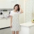 Korean version fashion kitchen household cotton linen ladies apron women cotton apron set of three pieces
