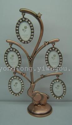 Frame with diamond round Frame square Frame metal products zinc alloy decoration