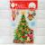 Gold powder Christmas tree snowman bump decoration paste Christmas background decoration paste stereo blister bump