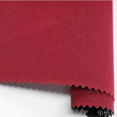 Flocking Cloth Factory Wholesale Direct Sales New Wine Red Adhesive Self-Adhesive Flocking Flannel Single-Sided Velvet Short Wool Flocking Cloth