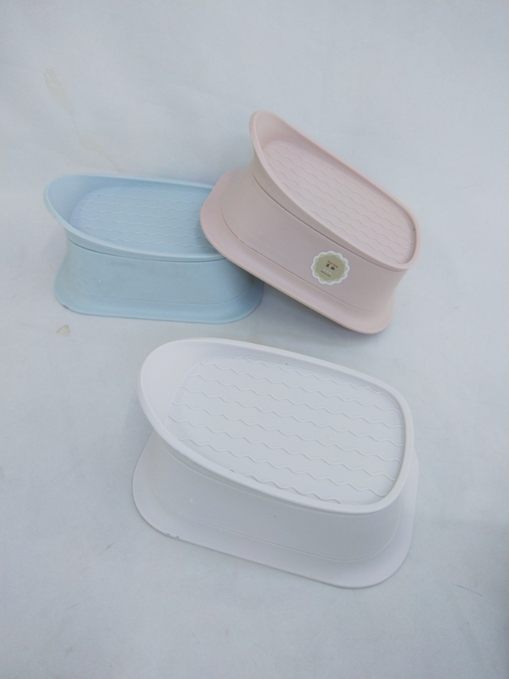 X11-3082北欧风创意三层皂盒 家用浴室香皂盒  免打孔肥皂盒