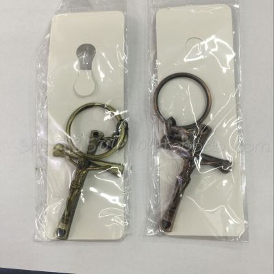 Hardware gift cross key ring zinc alloy key ring religious articles Jesus key ring key ring