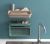Kitchen pore-free storage rack household sink vegetable and fruit asphalt basket folding shelf