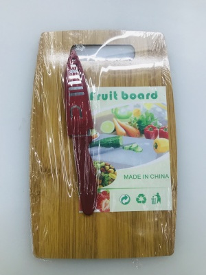 Easy to clean the household oval fruit board bamboo board