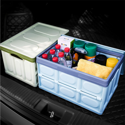 The folding box in the rear of the car is more than 30 liters and 56 liters