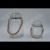 Manufacturer direct diamond series hemp rope bottle glass seal tank multi - style glass seal tank storage tank