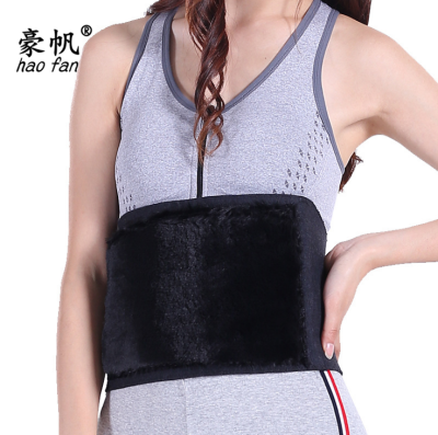 Factory Direct Sales Double-Layer Thickened High-Quality Cashmere Cold-Proof Waist Support Widen plus Size Warm Health Care Protection Lumbar Spine