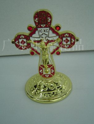 Car decoration cross Car seat religious products metal Car seat