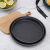 Wangfa Small Mixed Batch DIY Baking Essential Non-Stick Carbon Steel Barbecue round Pizza Plate Pizza Factory Direct Sales