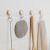 10 clothes hook strong rubber wall perforation kitchen door behind creative cute key bathroom