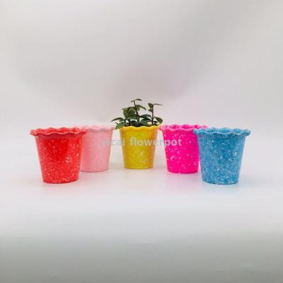 Y60 paper towel bucket flowerpot simulation flowerpot miamine flowerpot plastic flowerpot