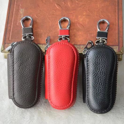New head of cattle leather car remote control car key bag men and women general leather custom manufacturers wholesale