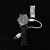 USB Rechargeable Watch Windproof Creative Electronic Cigarette Lighter Metal Men's Watch Lighter Gift Watch Wholesale