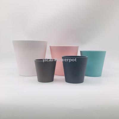 Y97 circular flowerpot miamine flowerpot plastic flowerpot