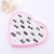 Korean spot heart box stud plastic spot drill color student stud 36 pairs of boxed $2 boutique stud