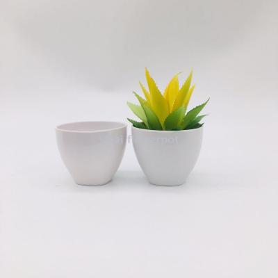 Y111 top round bottom meatpot plastic flowerpot simulation flower pot