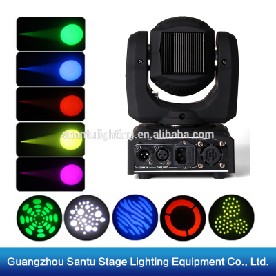China Sharp 60w led scrub head light with pattern mirror and prism, used for festive party club beam spot dj lights