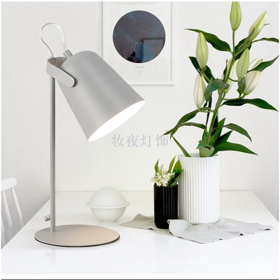 Nordic modern contracted desk lamp bedroom bedside night light creative desk reading eye protection macaron desk lamp